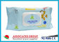 Natural Care Baby Wet Wipes For Newborns , Spunlace Nonwoven Wet Tissue For Baby